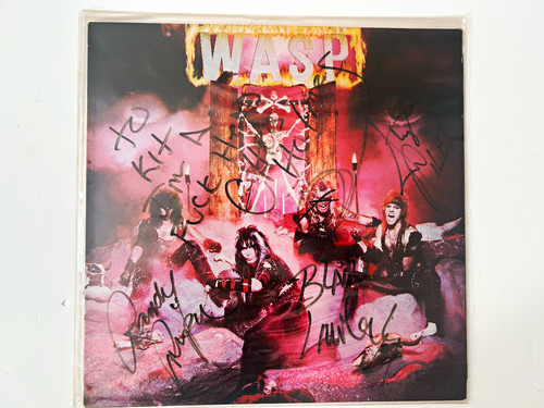 A s p signed vinyl - w.a.s.p.,